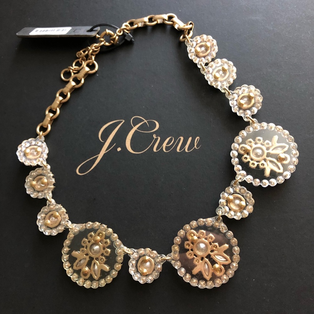 NWT J. Crew Crystal statement necklace - Picture 6 of 7